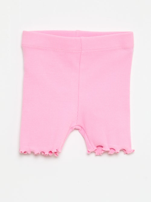 Pack de leggings canelados - 2 peças - Kiabi