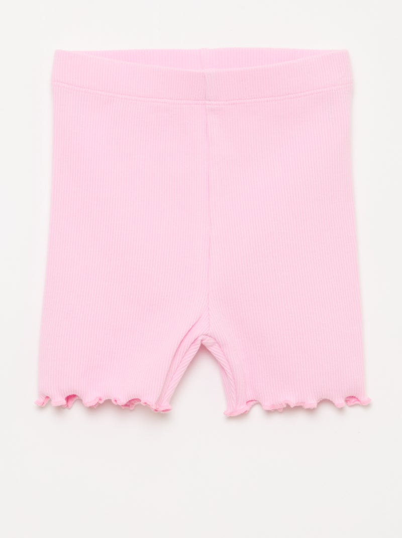 Pack de leggings canelados - 2 peças Laranja - Kiabi