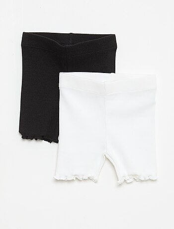 Pack de leggings canelados - 2 peças