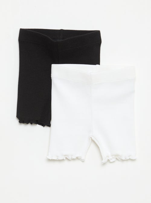 Pack de leggings canelados - 2 peças - Kiabi