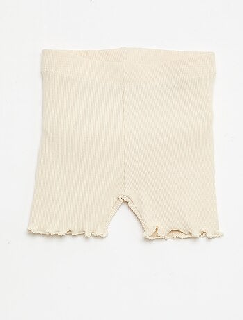 Pack de leggings canelados - 2 peças