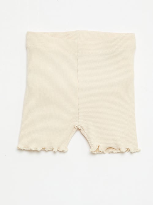 Pack de leggings canelados - 2 peças - Kiabi