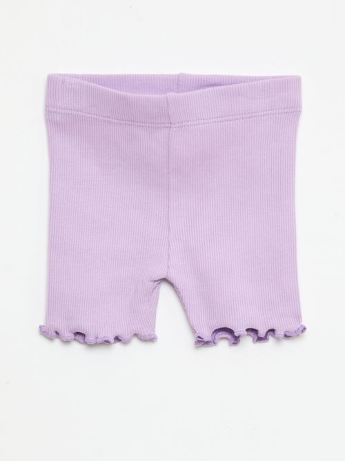 Pack de leggings canelados - 2 peças - Kiabi