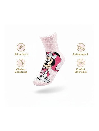 Pack de Meias Antiderrapantes Criança Disney MINNIE (Pack de 4)