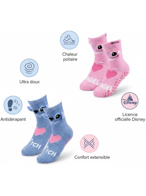 Pack de Meias Antiderrapantes Criança LILO & STITCH (Conjunto de 4) - Kiabi Pack de Meias Antiderrapantes Criança LILO & STITCH (Conjunto de 4) - Kiabi