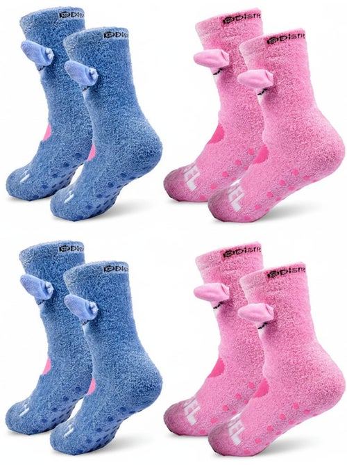 Pack de Meias Antiderrapantes Criança LILO & STITCH (Conjunto de 4) - Kiabi Pack de Meias Antiderrapantes Criança LILO & STITCH (Conjunto de 4) - Kiabi
