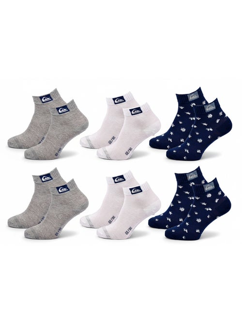 Pack de Meias Criança QUARTER Quiksilver 6 Pares Desporto - Kiabi Pack de Meias Criança QUARTER Quiksilver 6 Pares Desporto - Kiabi