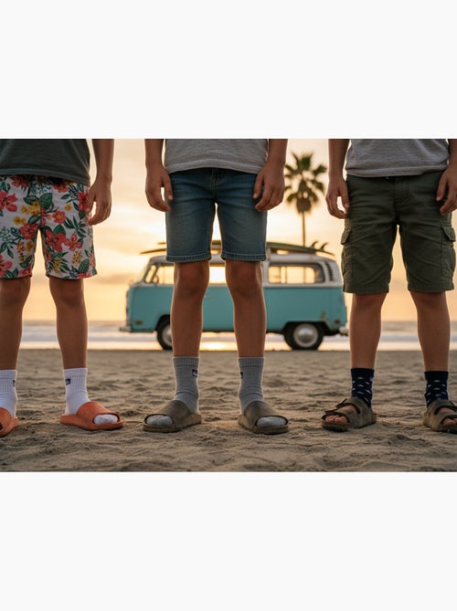 Pack de Meias Criança QUARTER Quiksilver 6 Pares Desporto - Kiabi Pack de Meias Criança QUARTER Quiksilver 6 Pares Desporto - Kiabi