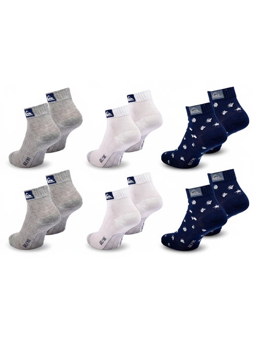 Pack de Meias Criança QUARTER Quiksilver 6 Pares Desporto - Kiabi Pack de Meias Criança QUARTER Quiksilver 6 Pares Desporto - Kiabi