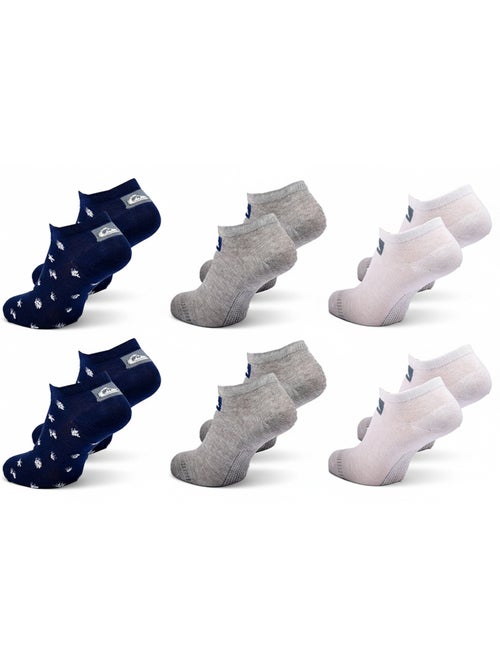 Pack de meias criança sneaker lote de 6 pares desporto quiksilver - Kiabi Pack de meias criança sneaker lote de 6 pares desporto quiksilver - Kiabi