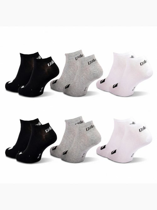 Pack de meias criança sneaker lote de 6 pares desporto quiksilver - Kiabi Pack de meias criança sneaker lote de 6 pares desporto quiksilver - Kiabi
