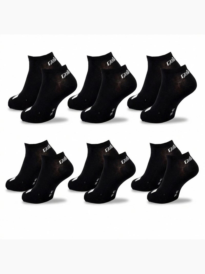 Pack de meias criança sneaker lote de 6 pares desporto quiksilver Preto - Kiabi