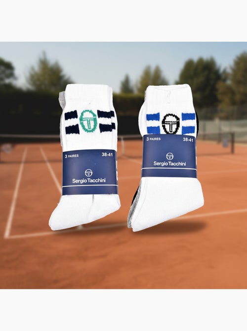Pack de Meias Criança Tennis Crew SERGIO TACCHINI - 6 Pares - Kiabi Pack de Meias Criança Tennis Crew SERGIO TACCHINI - 6 Pares - Kiabi