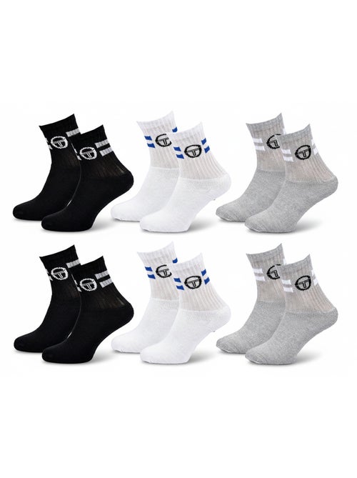 Pack de Meias Criança Tennis Crew SERGIO TACCHINI - 6 Pares - Kiabi Pack de Meias Criança Tennis Crew SERGIO TACCHINI - 6 Pares - Kiabi