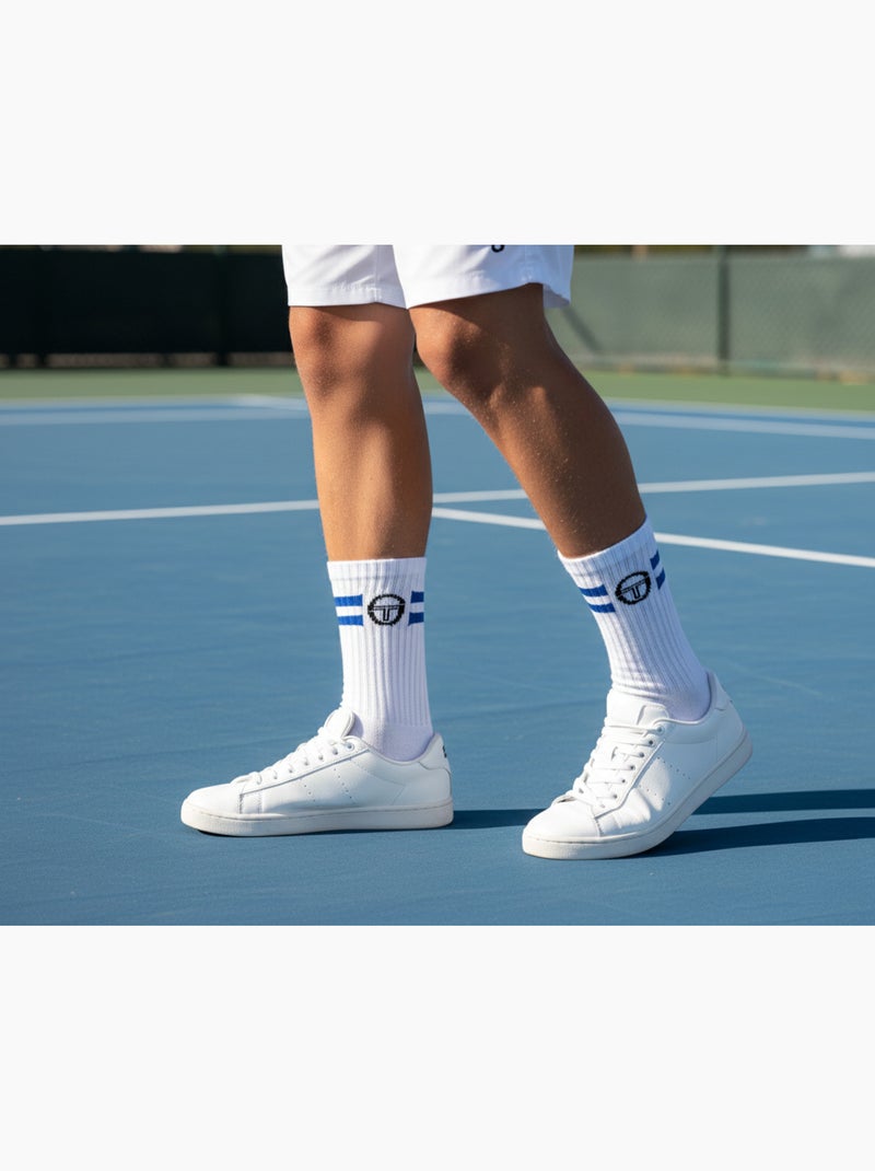 Pack de Meias Criança Tennis Crew SERGIO TACCHINI - 6 Pares Preto - Kiabi