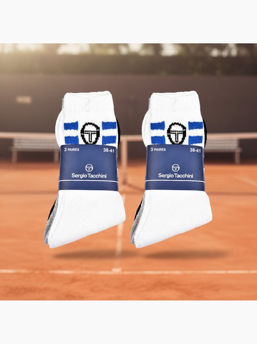 Pack de Meias Criança Tennis Crew SERGIO TACCHINI - 6 Pares - Kiabi Pack de Meias Criança Tennis Crew SERGIO TACCHINI - 6 Pares - Kiabi