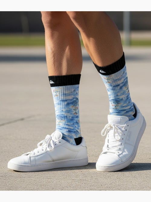 Pack de meias homem crew longa lifestyle quiksilver 2 pares - Kiabi Pack de meias homem crew longa lifestyle quiksilver 2 pares - Kiabi