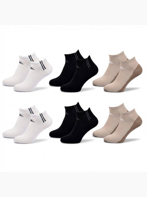 Pack de meias homem sneaker quiksilver 6 pares desporto - Kiabi Pack de meias homem sneaker quiksilver 6 pares desporto - Kiabi