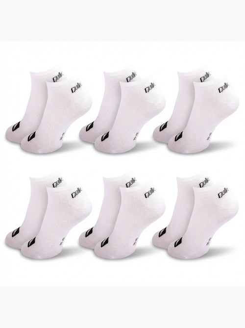 Pack de meias homem sneaker quiksilver 6 pares desporto - Kiabi Pack de meias homem sneaker quiksilver 6 pares desporto - Kiabi