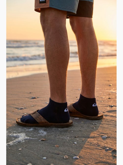 Pack de meias homem sneaker quiksilver 6 pares desporto - Kiabi Pack de meias homem sneaker quiksilver 6 pares desporto - Kiabi