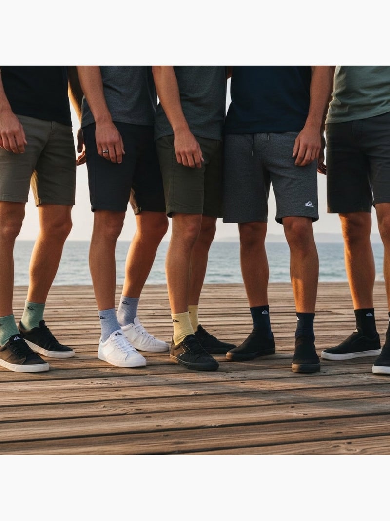 Pack de meias homem sneaker quiksilver 6 pares desporto Multicolorido - Kiabi