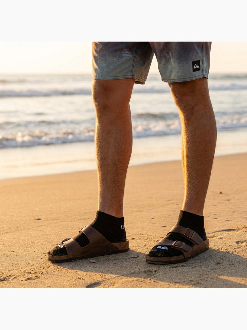 Pack de meias homem sneaker quiksilver 6 pares desporto Preto - Kiabi