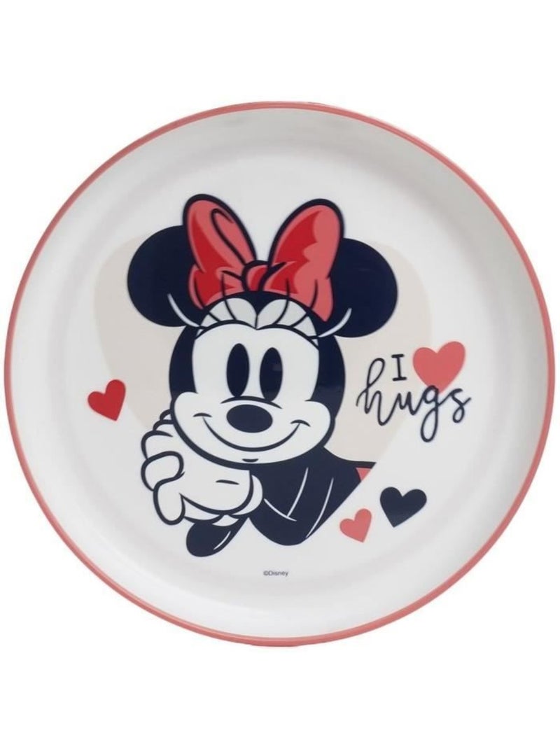 Pack de refeição 2ª idade minnie com prato tigela copo e colheres disney Rosa - Kiabi