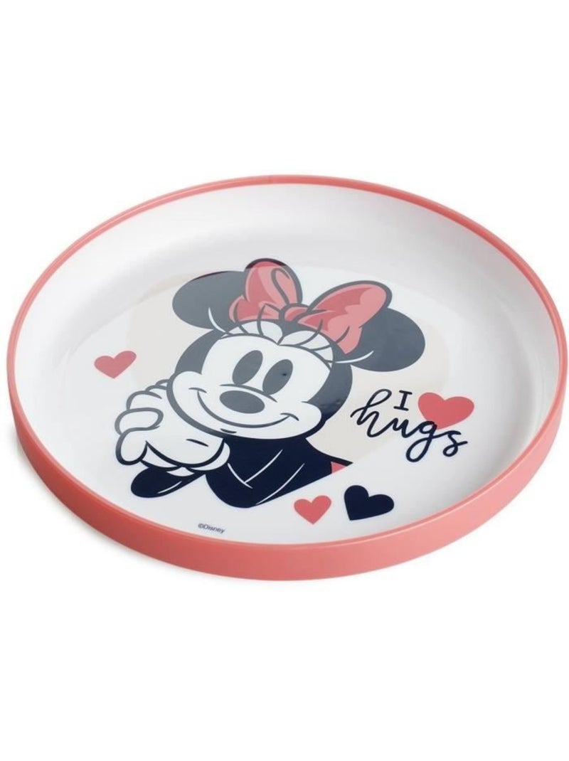 Pack de refeição 2ª idade minnie com prato tigela copo e colheres disney Rosa - Kiabi