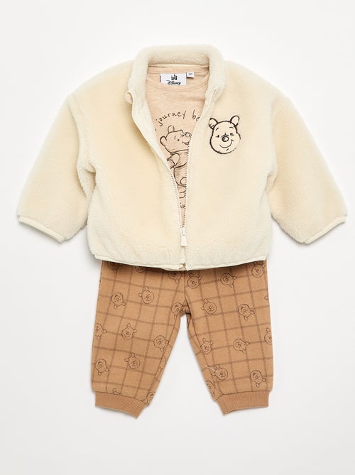 Pack de sweatshirt + t-shirt + calças "Winnie" "Disney" - 3 peças - Kiabi