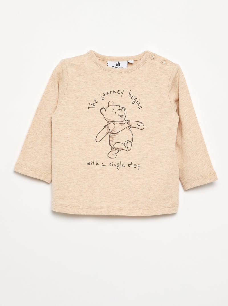 Pack de sweatshirt + t-shirt + calças "Winnie" "Disney" - 3 peças Bege - Kiabi