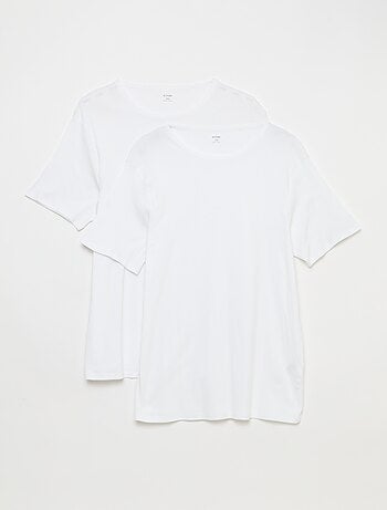 Pack de t-shirts em malha jersey - 2 peças