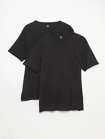 Pack de t-shirts em malha jersey - 2 peças