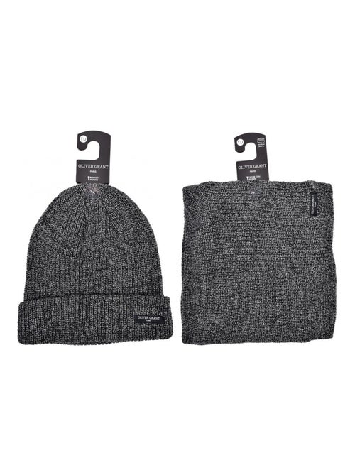 Pack Gorro Cachecol Homem OLIVER GRANT - Pack de 4512 - Kiabi Pack Gorro Cachecol Homem OLIVER GRANT - Pack de 4512 - Kiabi