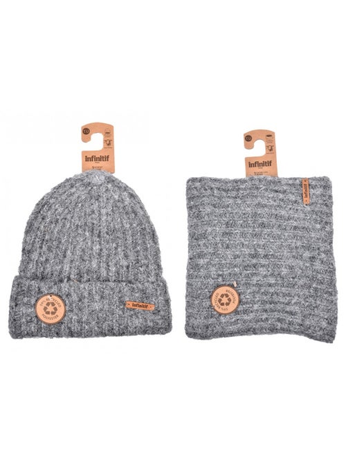 Pack Gorro Cachecol INFINITIF - Kiabi Pack Gorro Cachecol INFINITIF - Kiabi