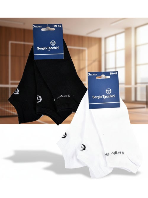 Pack Meias Curtas Mulher Sneaker SERGIO TACCHINI - 6 Pares - Kiabi Pack Meias Curtas Mulher Sneaker SERGIO TACCHINI - 6 Pares - Kiabi
