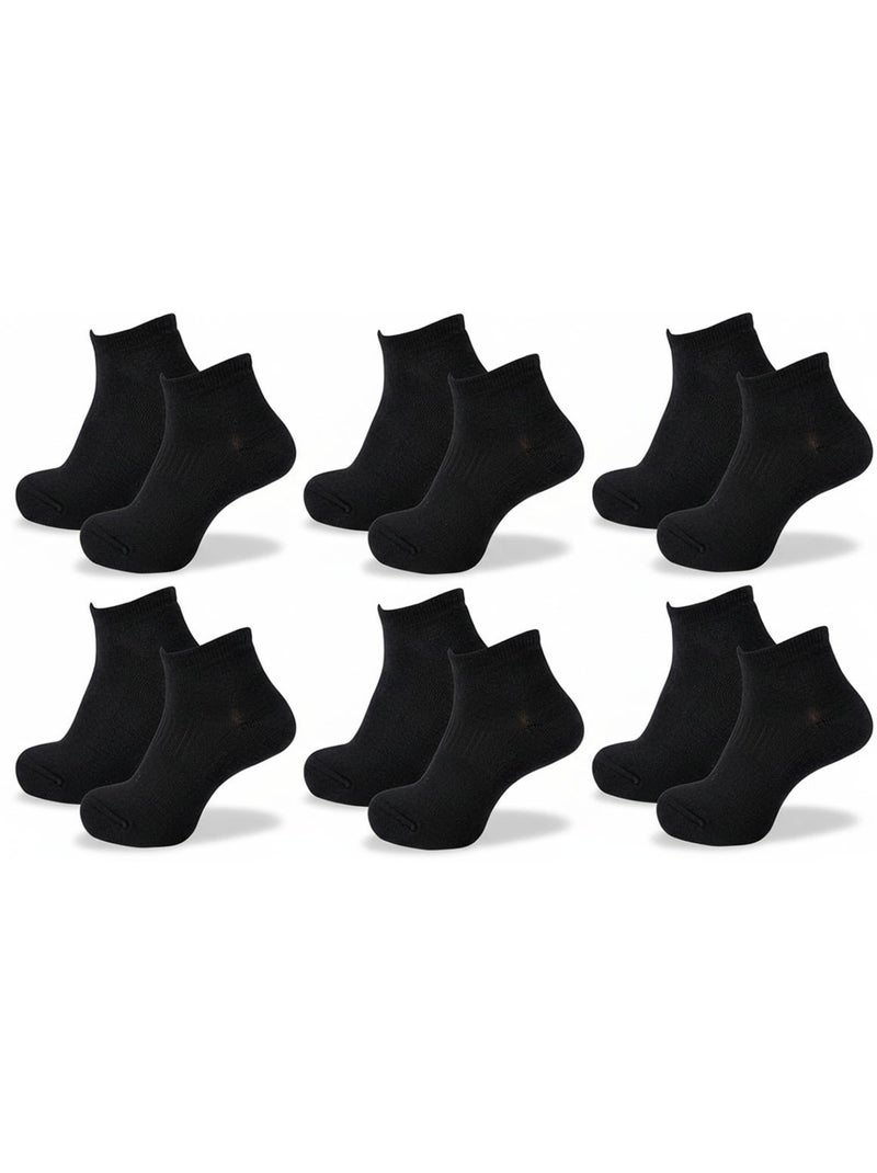 Pack Meias Curtas Mulher Sneaker SERGIO TACCHINI - 6 Pares Preto - Kiabi