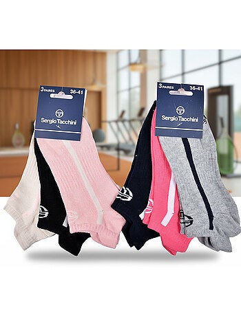 Pack Meias Curtas Mulher Sneaker SERGIO TACCHINI - 6 Pares