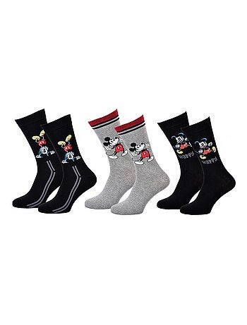 Pack Meias Homem DISNEY MICKEY MOUSE - Pack de 3