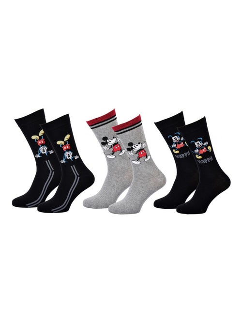 Pack Meias Homem DISNEY MICKEY MOUSE - Pack de 3 - Kiabi Pack Meias Homem DISNEY MICKEY MOUSE - Pack de 3 - Kiabi