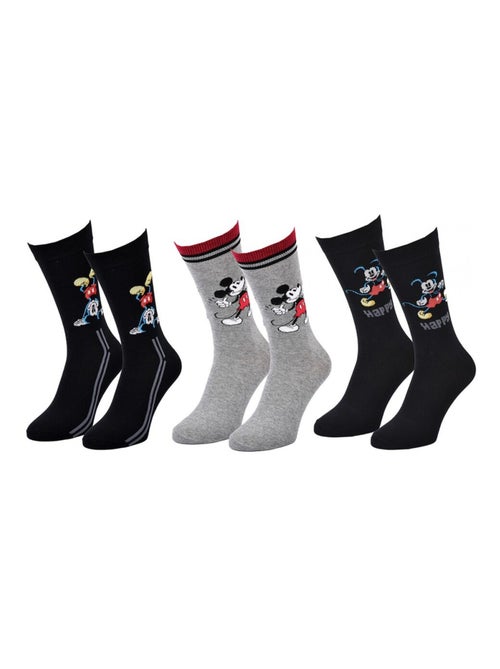 Pack Meias Homem DISNEY MICKEY MOUSE - Pack de 3 - Kiabi Pack Meias Homem DISNEY MICKEY MOUSE - Pack de 3 - Kiabi