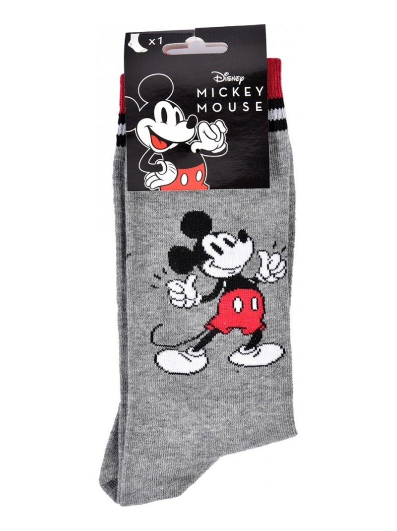 Pack Meias Homem DISNEY MICKEY MOUSE Cinza-vermelho branco - Kiabi