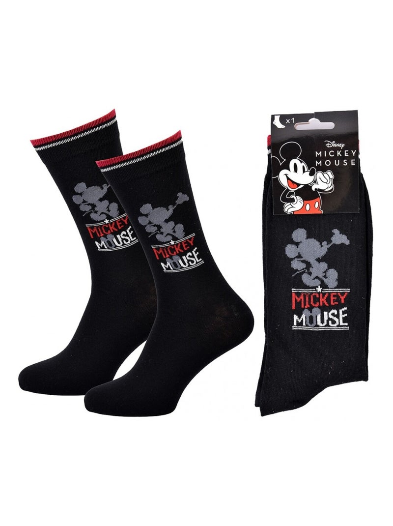 Pack Meias Homem DISNEY MICKEY MOUSE Preto Cinza Branco Vermelho - Kiabi