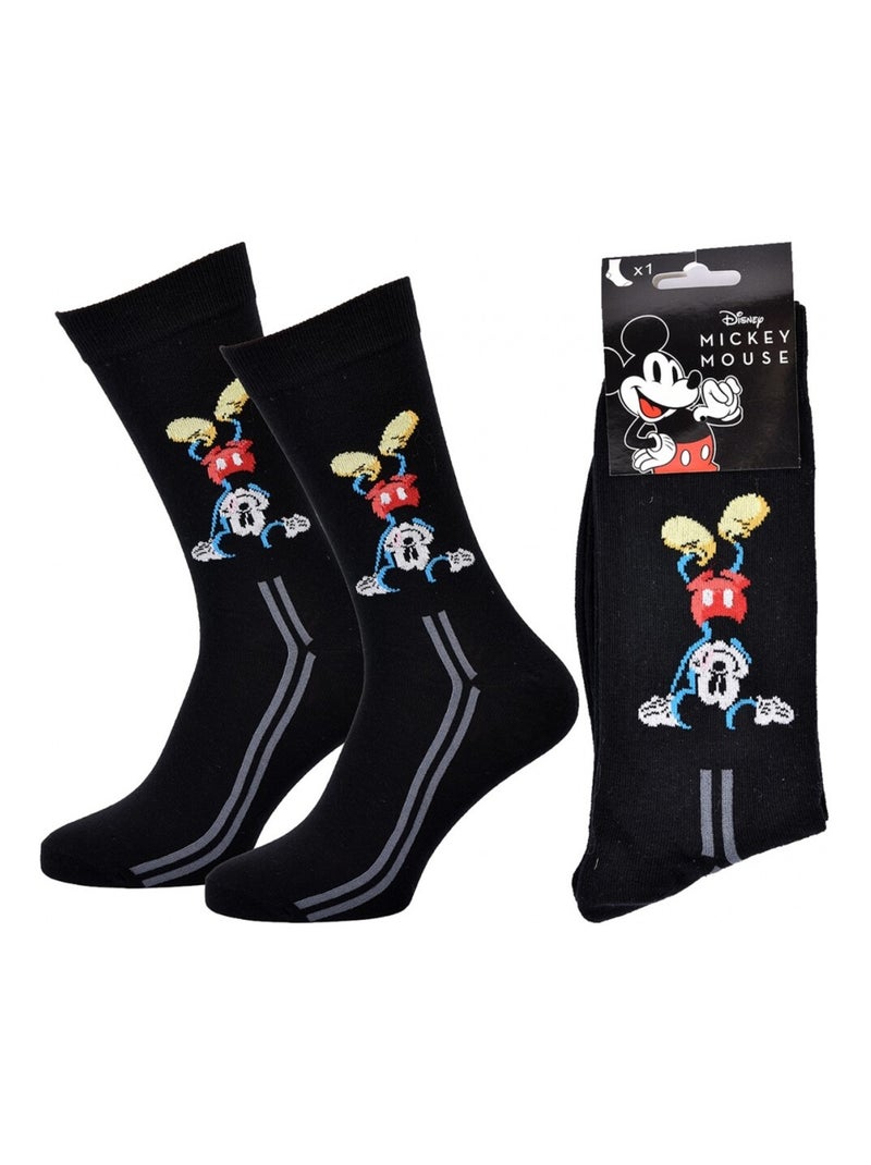 Pack Meias Homem DISNEY MICKEY MOUSE Preto Multicolorido Cinza - Kiabi
