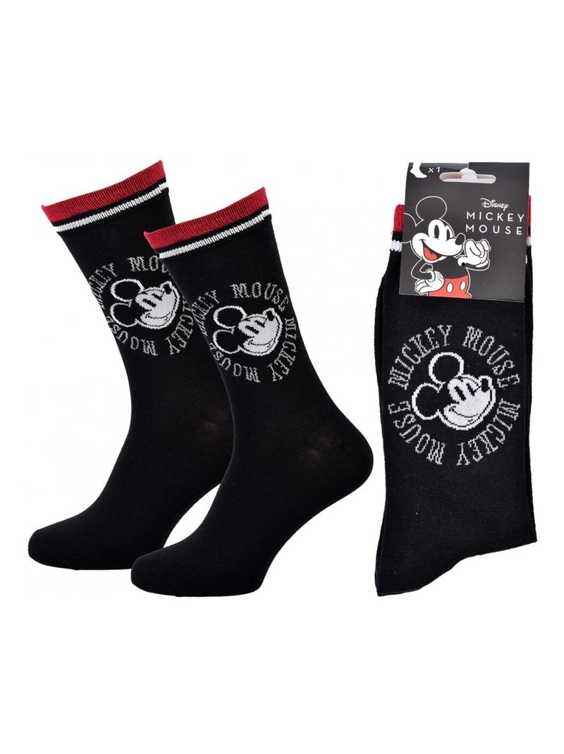 Pack Meias Homem DISNEY MICKEY MOUSE Preto Preto - Kiabi
