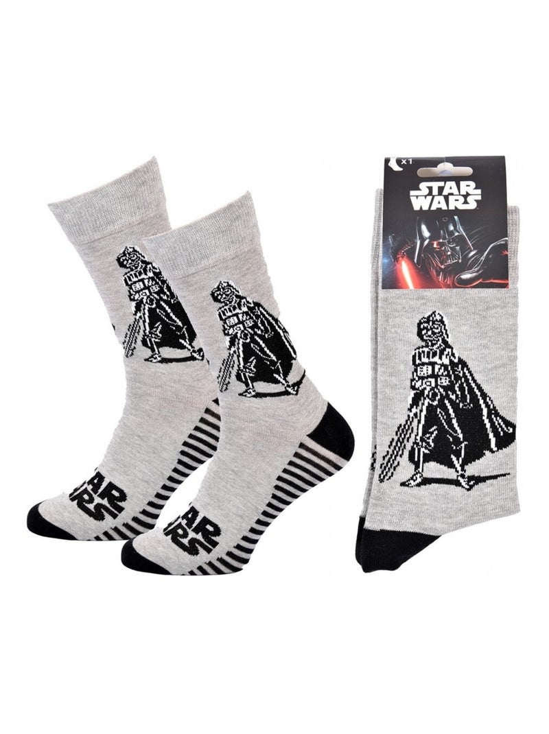 Pack Meias Homem DISNEY STAR WARS Cinza-branco preto - Kiabi