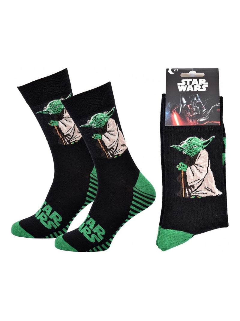 Pack Meias Homem DISNEY STAR WARS Preto Verde-claro Preto - Kiabi