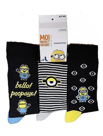 Pack Meias Homem LES MINIONS - Pack de 9