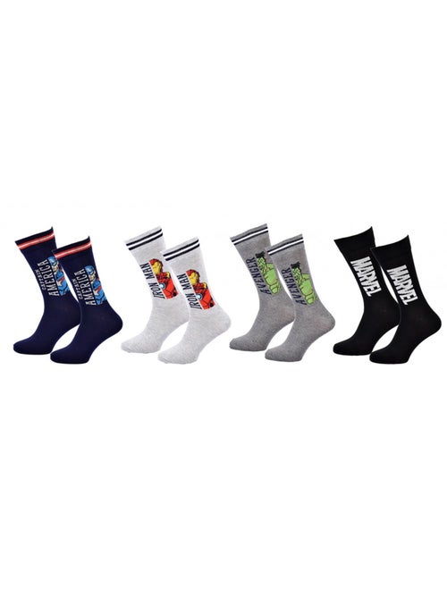 Pack Meias Homem LICENCE - Pack de 4 - Kiabi Pack Meias Homem LICENCE - Pack de 4 - Kiabi