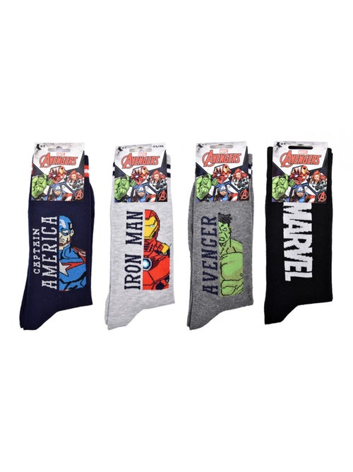 Pack Meias Homem LICENCE - Pack de 4 - Kiabi Pack Meias Homem LICENCE - Pack de 4 - Kiabi