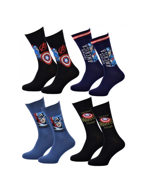 Pack Meias Homem LICENCE - Pack de 4 - Kiabi Pack Meias Homem LICENCE - Pack de 4 - Kiabi